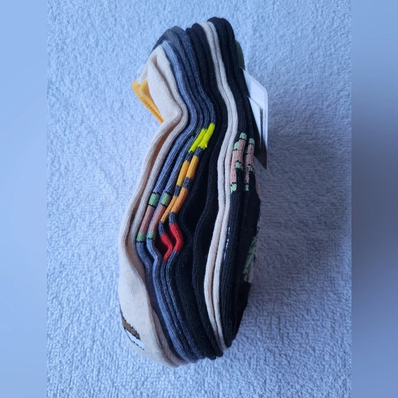 NWT Star Wars Mandalorian themed Grogu ankle socks 6 pairs large 3-9 - Picture 4 of 8